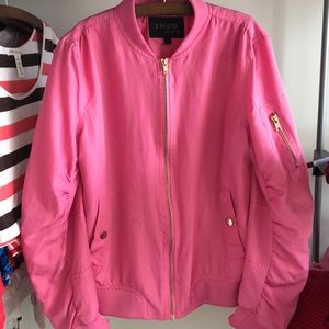 Pink bomber jacket (like new)